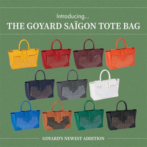 sac goyard saigon|goyard saigon tote price.